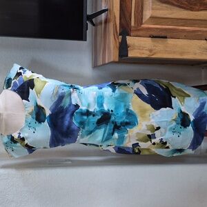 Apt.9 Colorful Floral Abstract, cotton sleeveless dress